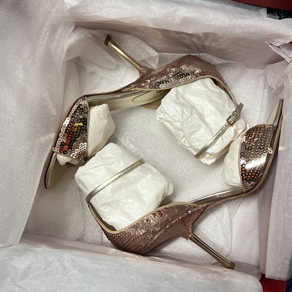Valentino gold sequin heels - Picture 11 of 13